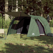 Tunneltent 4-persoons waterdicht groen 420x260x153 cm