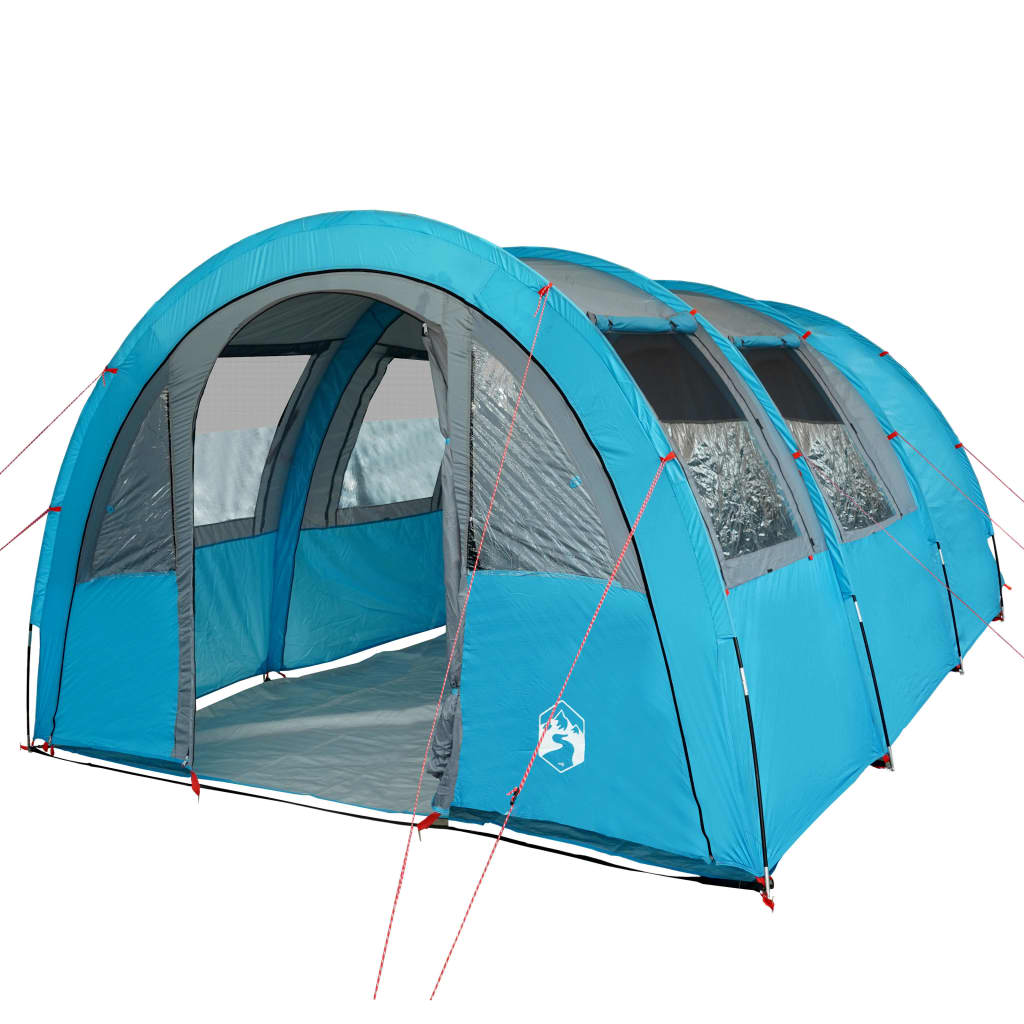 Tent 4-Persoons 483X340X193 Cm 185T Taft Blauw