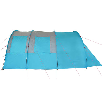 Tent 4-Persoons 483X340X193 Cm 185T Taft Blauw