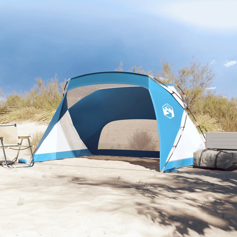 Strandtent 274X78X70/48 Cm 85T Taft Azuur Blauw