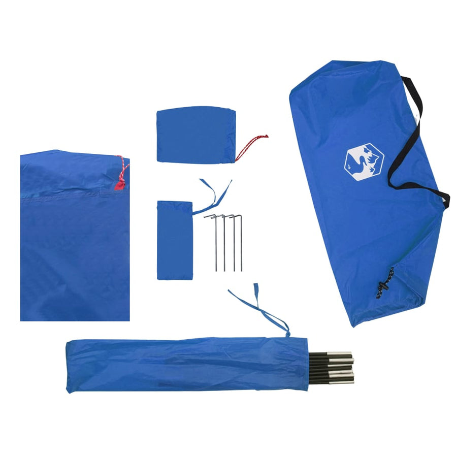 Strandtent 274X78X70/48 Cm 85T Taft Azuur Blauw