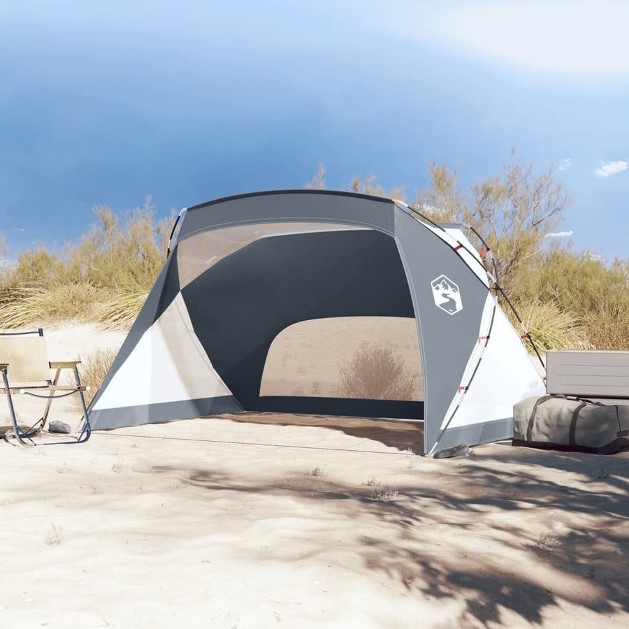 Strandtent 274X78X70/48 Cm 85T Taft Grijs