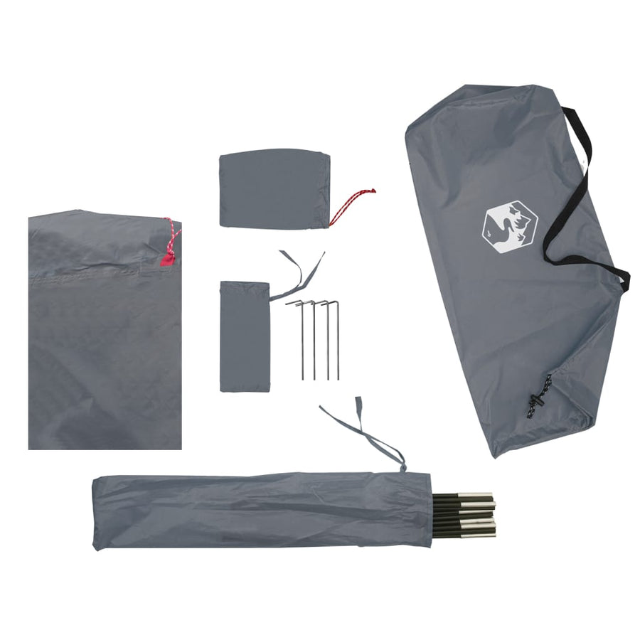 Strandtent 274X78X70/48 Cm 85T Taft Grijs