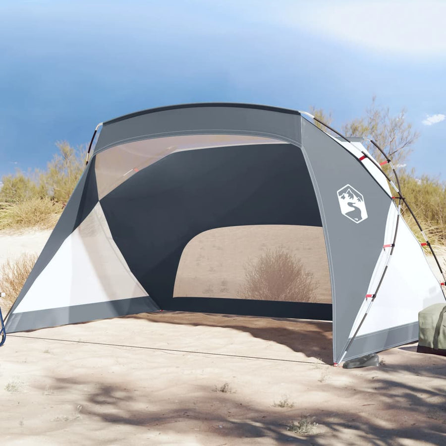 Strandtent 274X78X70/48 Cm 85T Taft Grijs