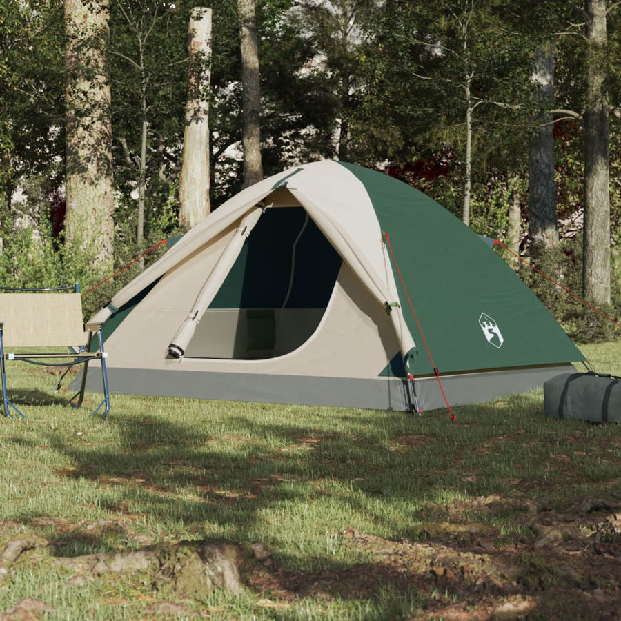 Tent 3-Persoons 240X217X120 Cm 190T Taft Groen