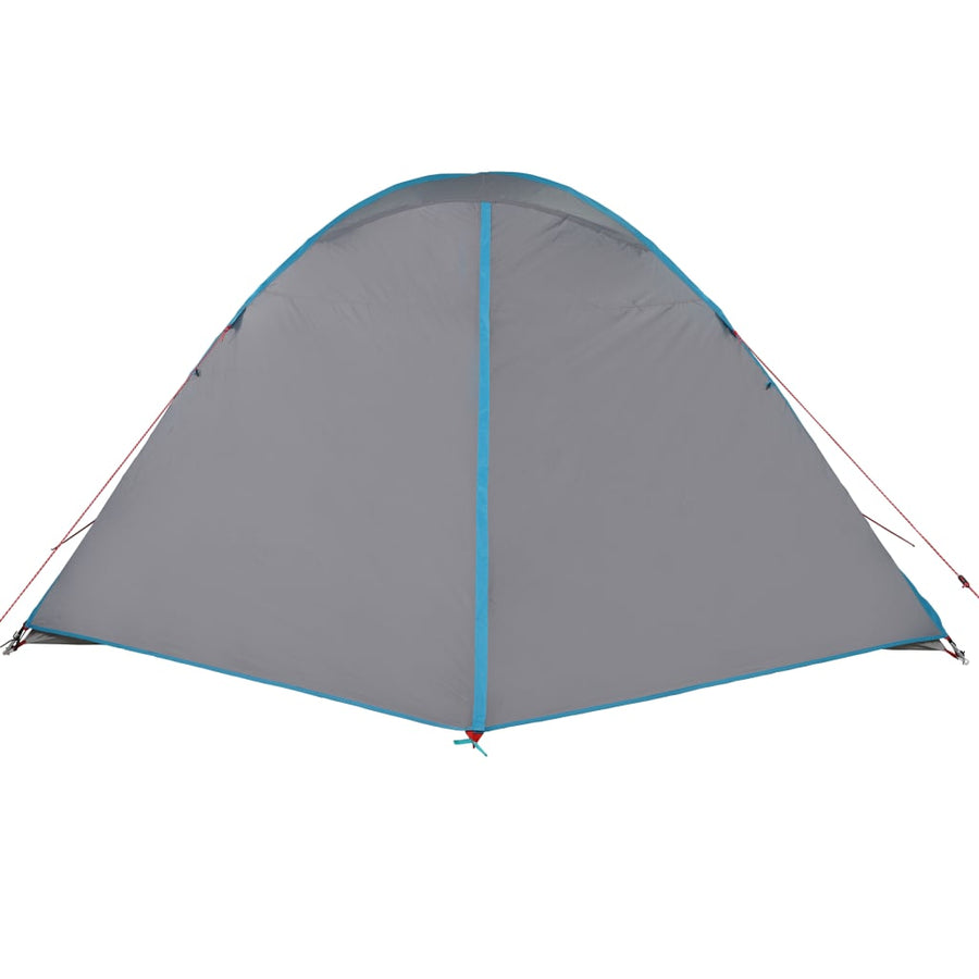 Tent 6-Persoons 348X340X190 Cm 190T Taft Blauw