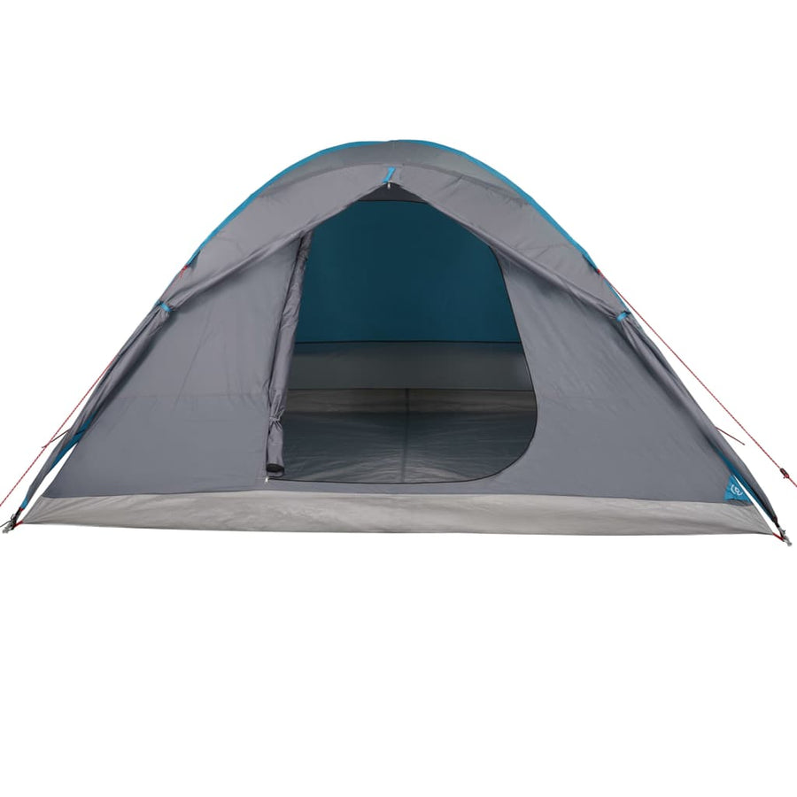 Tent 6-Persoons 348X340X190 Cm 190T Taft Blauw