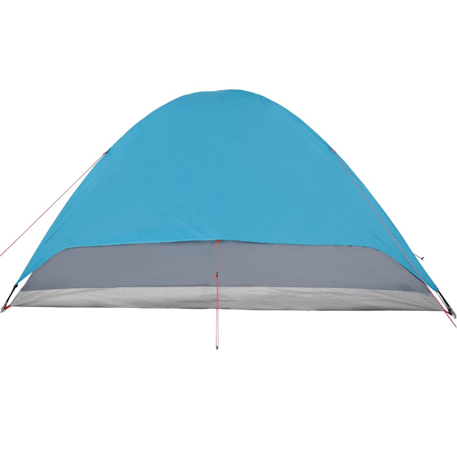 Tent 6-Persoons 348X340X190 Cm 190T Taft Blauw