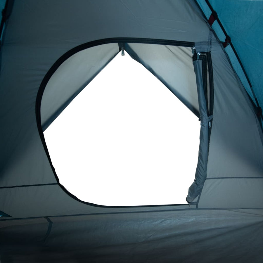 Tent 6-Persoons 348X340X190 Cm 190T Taft Blauw