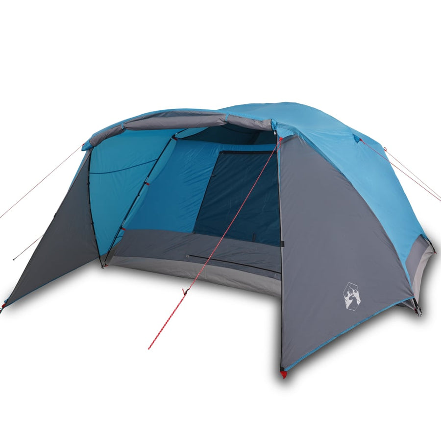 Tent 4-Persoons 350X280X155 Cm 190T Taft Blauw