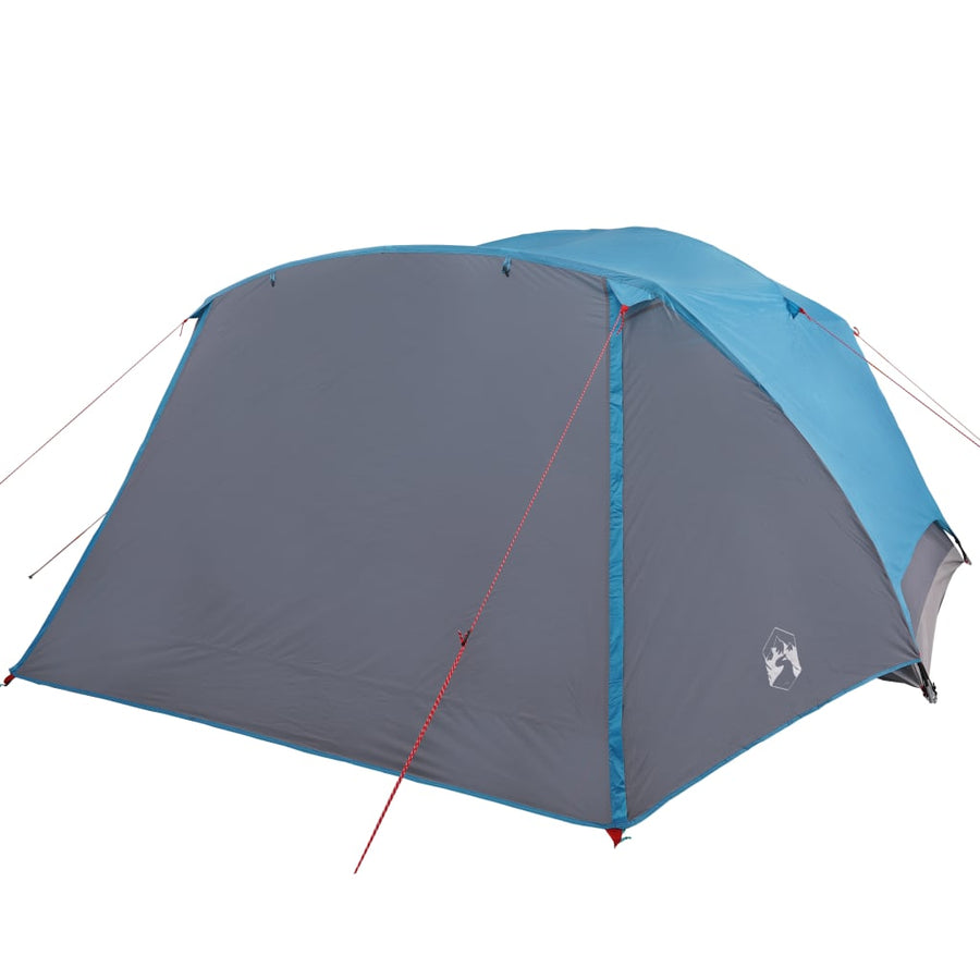 Tent 4-Persoons 350X280X155 Cm 190T Taft Blauw