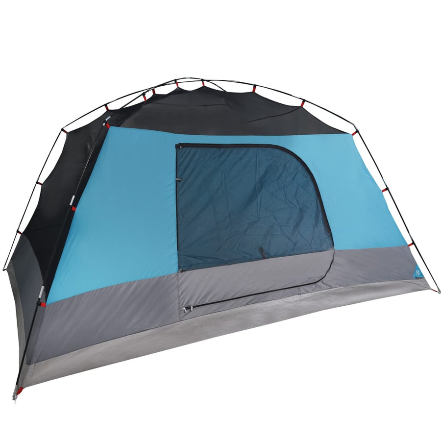 Tent 4-Persoons 350X280X155 Cm 190T Taft Blauw
