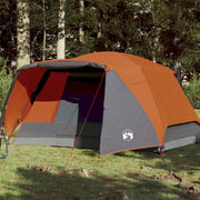 Tent 4-persoons 350x280x155 cm waterdicht oranje
