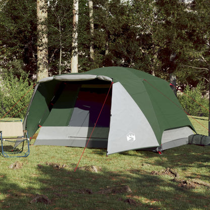Tent 6-Persoons 412X370X190 Cm 190T Taft Groen