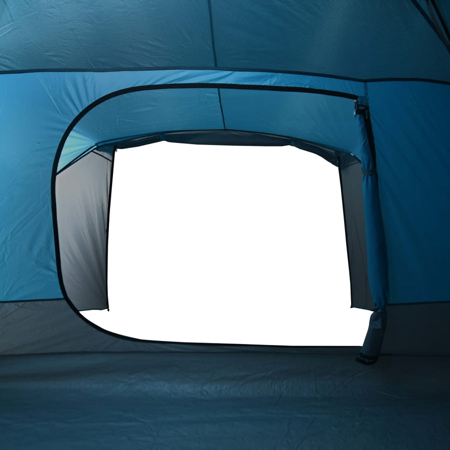 Tent 6-Persoons 412X370X190 Cm 190T Taft Blauw