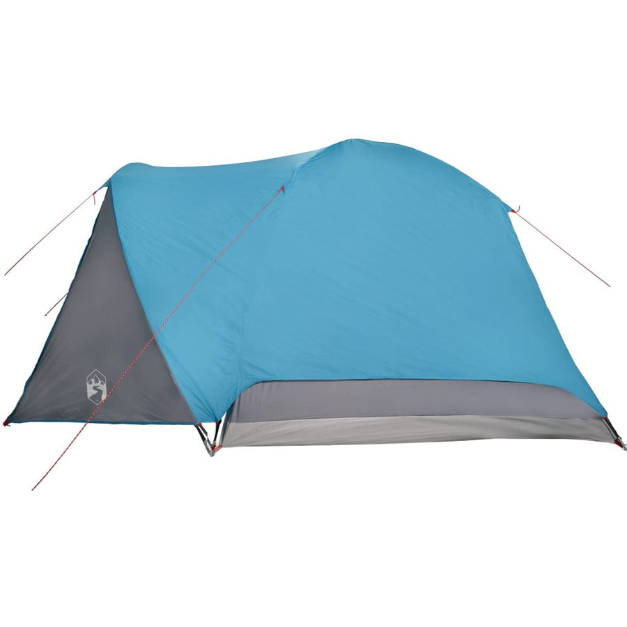 Tent 6-Persoons 412X370X190 Cm 190T Taft Blauw
