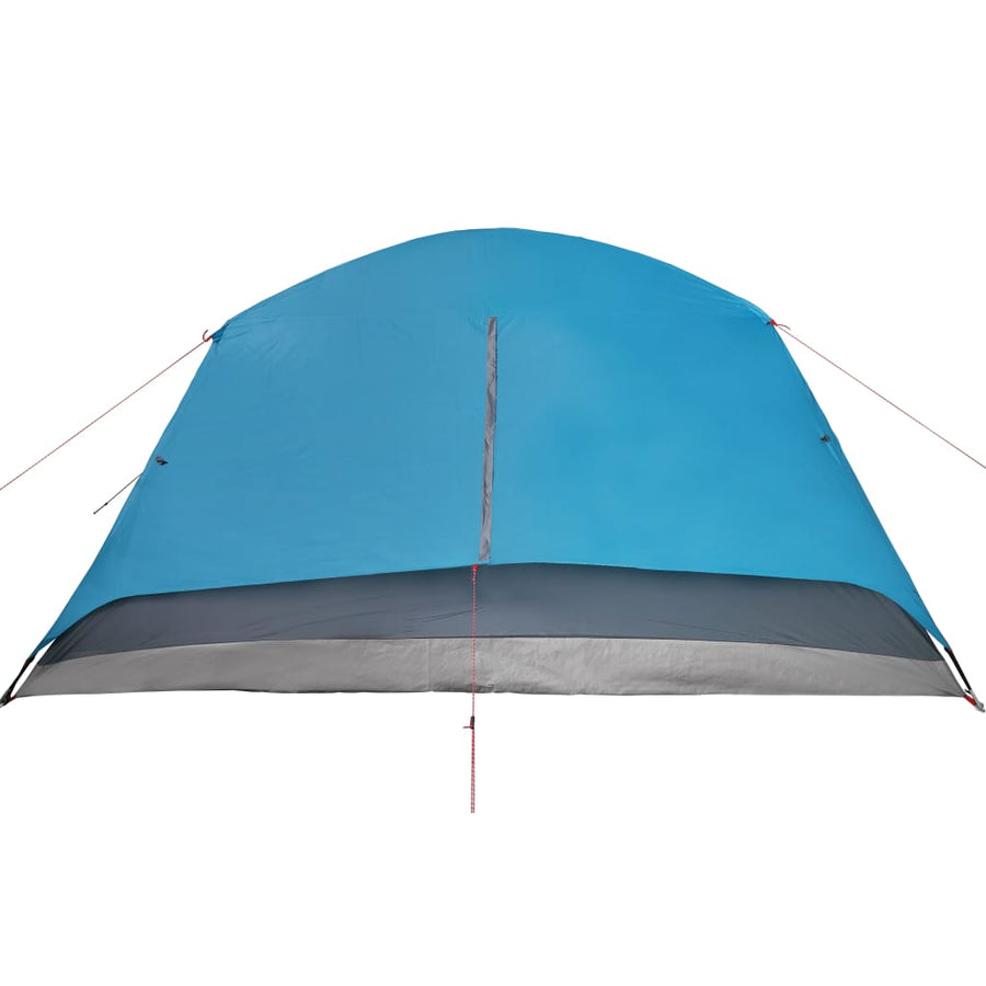 Tent 6-Persoons 412X370X190 Cm 190T Taft Blauw