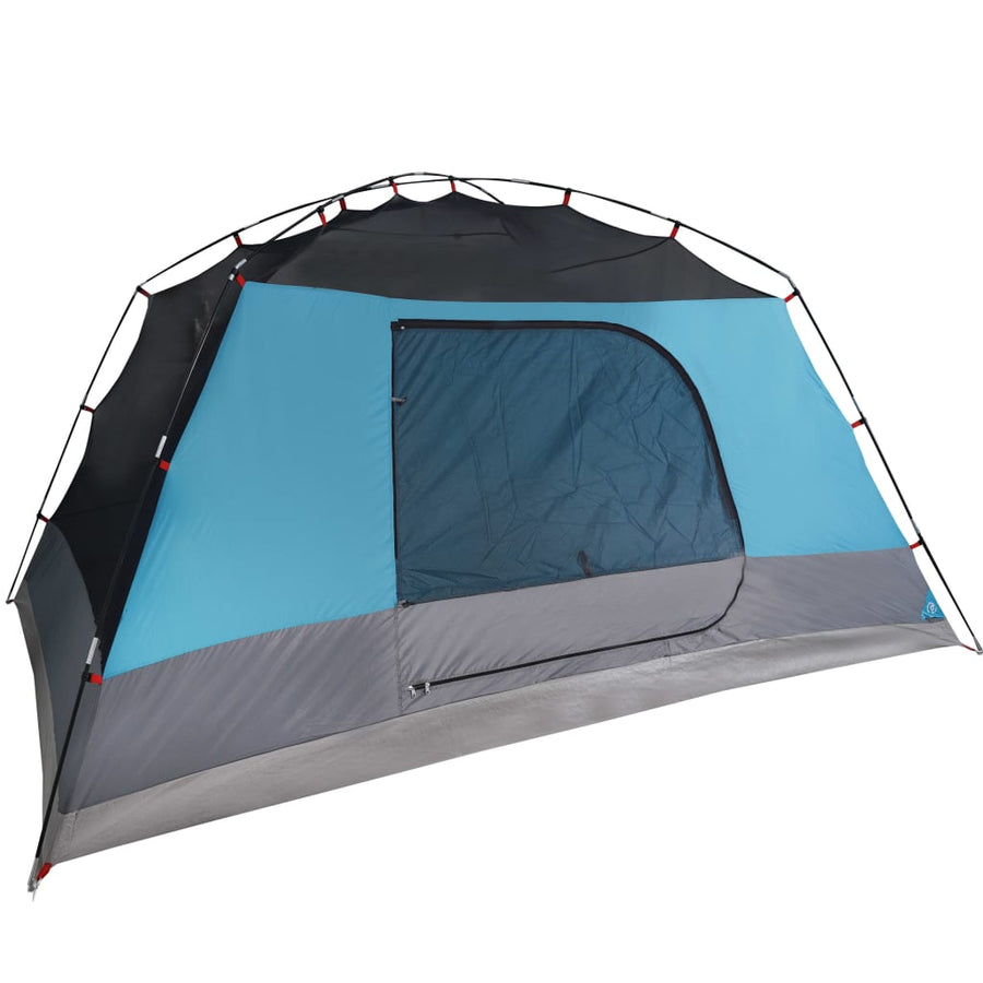 Tent 6-Persoons 412X370X190 Cm 190T Taft Blauw