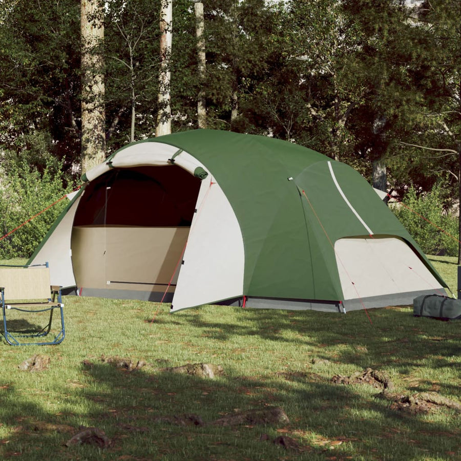 Tent 8-Persoons 360X430X195 Cm 190T Taft Groen