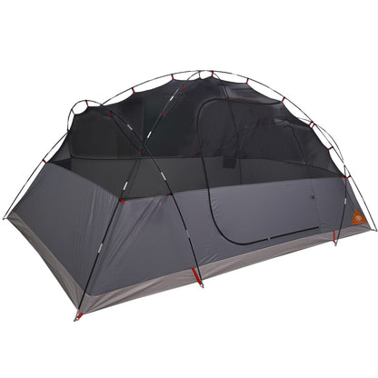 Tent 8-Persoons 360X430X195 Cm 190T Taft Grijs En Oranje