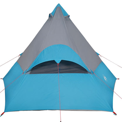 Tent 7-Persoons 350X350X280 Cm 185T Taft Blauw