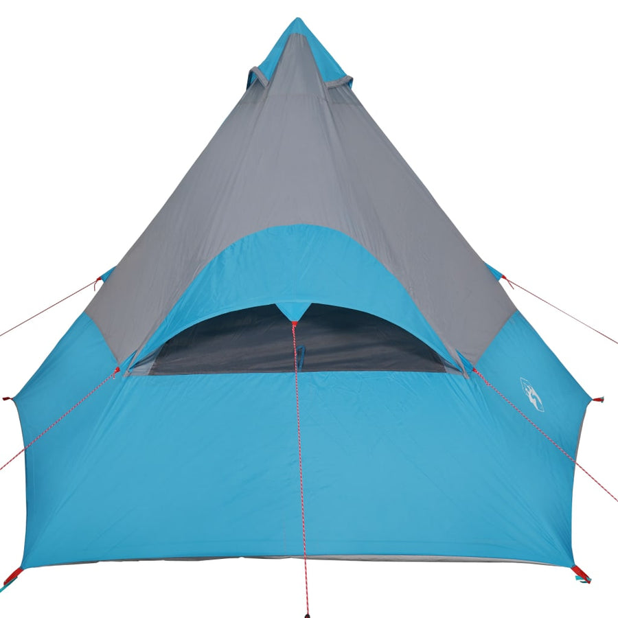 Tent 7-Persoons 350X350X280 Cm 185T Taft Blauw