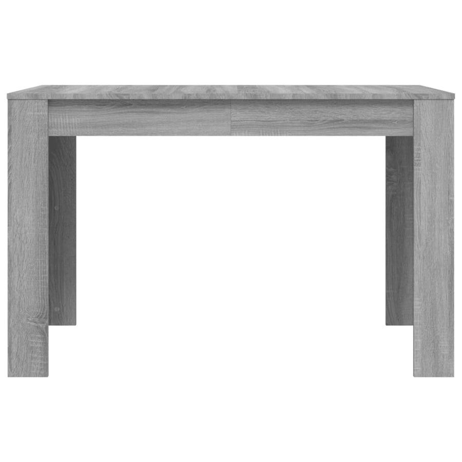 Eettafel 120x60x76 cm bewerkt hout grijs sonoma eikenkleurig Grijs sonoma