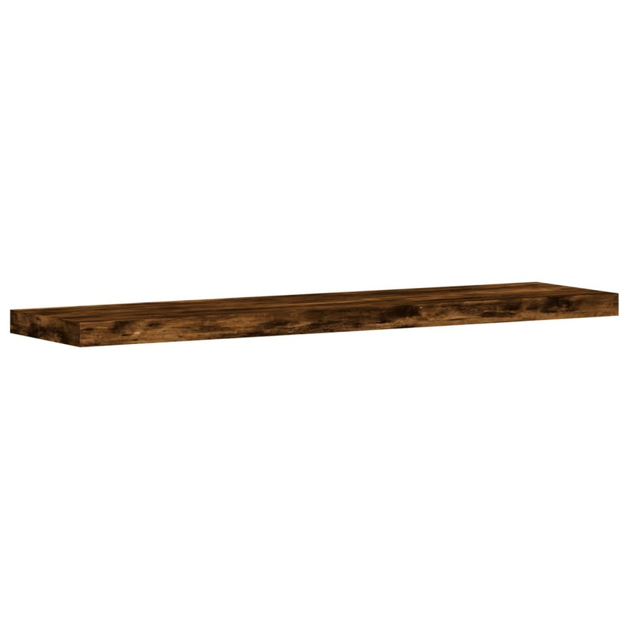 Wandschappen 40X10X1,5 Cm Bewerkt Hout Kleur Gerookt Eiken 40 x 10 x 1.5 cm