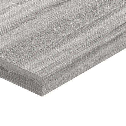 Wandschappen 40X10X1,5 Cm Bewerkt Hout Eiken Grijs Sonoma 40 x 10 x 1.5 cm