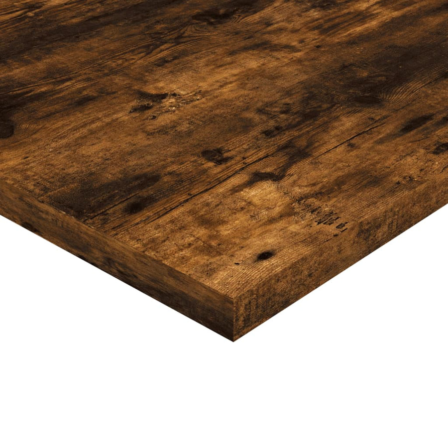 Wandschappen 4 st 40x30x1,5 cm bewerkt hout gerookt eikenkleur