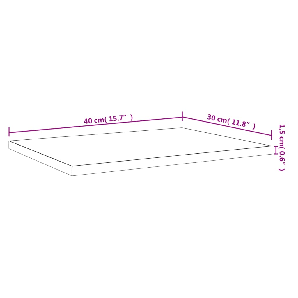Wandschappen 4 st 40x30x1,5 cm bewerkt hout gerookt eikenkleur