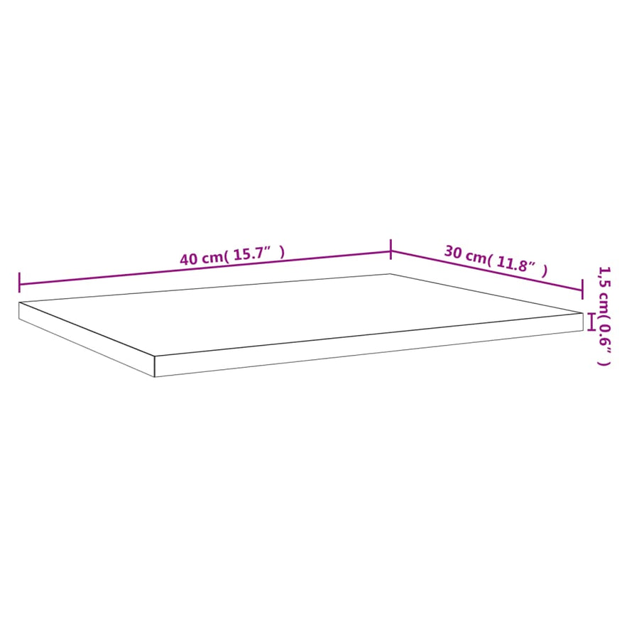 Wandschappen 4 st 40x30x1,5 cm bewerkt hout gerookt eikenkleur