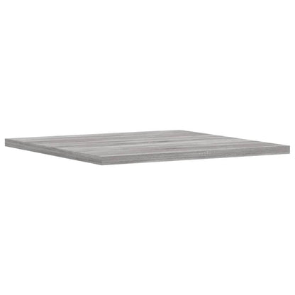 Wandschappen 4 st 40x40x1,5 cm bewerkt hout grijs sonoma eiken