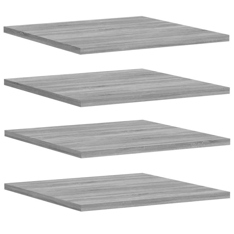 Wandschappen 4 st 40x50x1,5 cm bewerkt hout grijs sonoma eiken