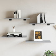 Wandschappen 4 st 60x30x1,5 cm grijs sonoma eiken