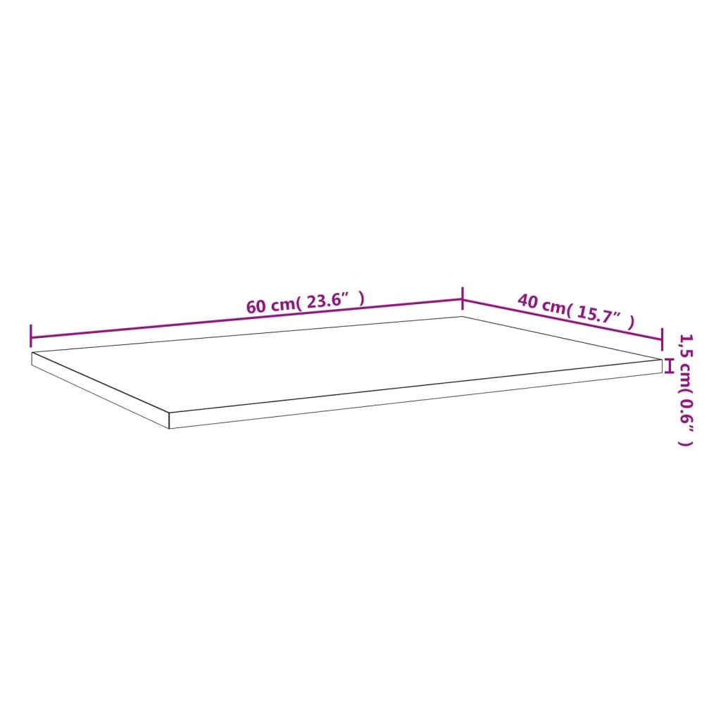 Wandschappen 4 St 60X40X1,5 Cm Bewerkt Hout Bruineikenkleurig