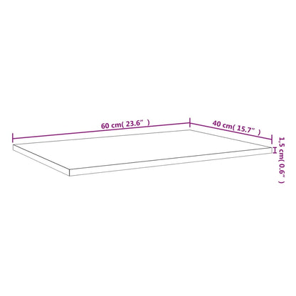 Wandschappen 4 St 60X40X1,5 Cm Bewerkt Hout Bruineikenkleurig