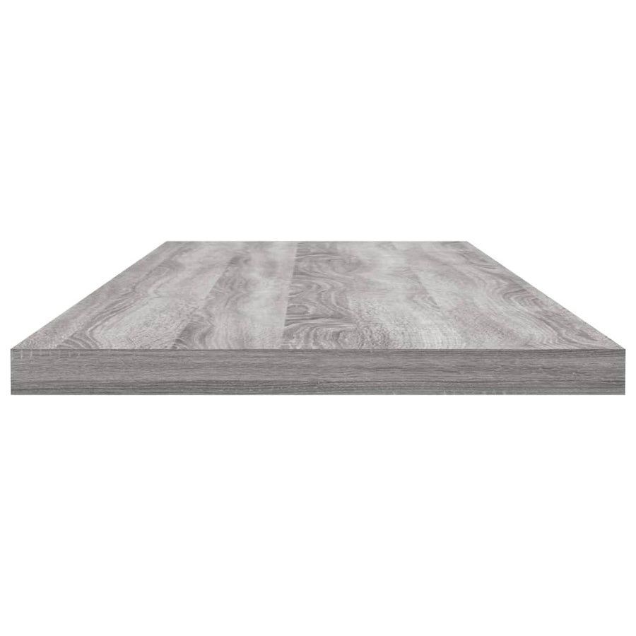Wandschappen 80X20X1,5 Cm Bewerkt Hout Eiken Grijs Sonoma 4 80 x 20 x 1.5 cm