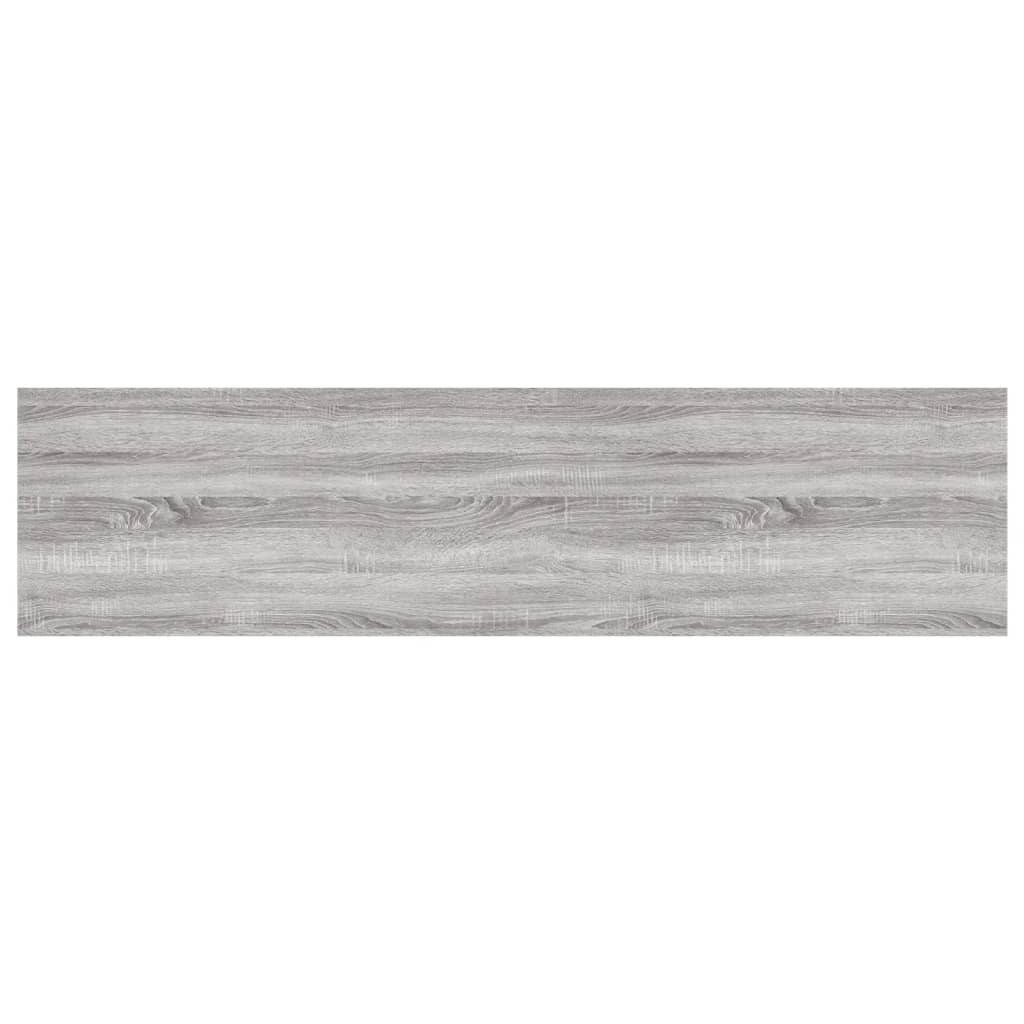 Wandschappen 80X20X1,5 Cm Bewerkt Hout Eiken Grijs Sonoma 4 80 x 20 x 1.5 cm