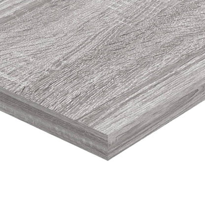 Wandschappen 80X20X1,5 Cm Bewerkt Hout Eiken Grijs Sonoma 4 80 x 20 x 1.5 cm