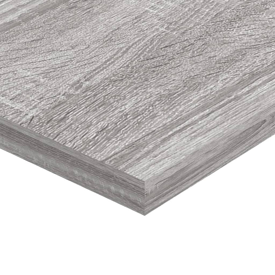 Wandschappen 80X20X1,5 Cm Bewerkt Hout Eiken Grijs Sonoma 4 80 x 20 x 1.5 cm