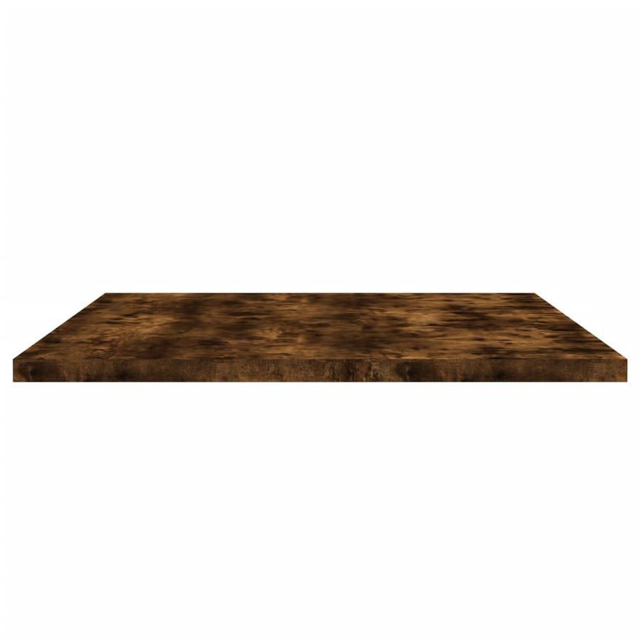 Wandschappen 4 st 80x40x1,5 cm bewerkt hout gerookt eikenkleur