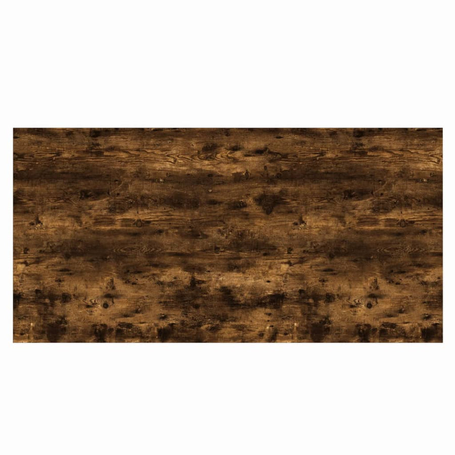 Wandschappen 4 st 80x40x1,5 cm bewerkt hout gerookt eikenkleur