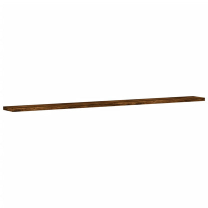 Wandschappen 100X10X1,5 Cm Bewerkt Hout Kleur Gerookt Eiken 4 100 x 10 x 1.5 cm