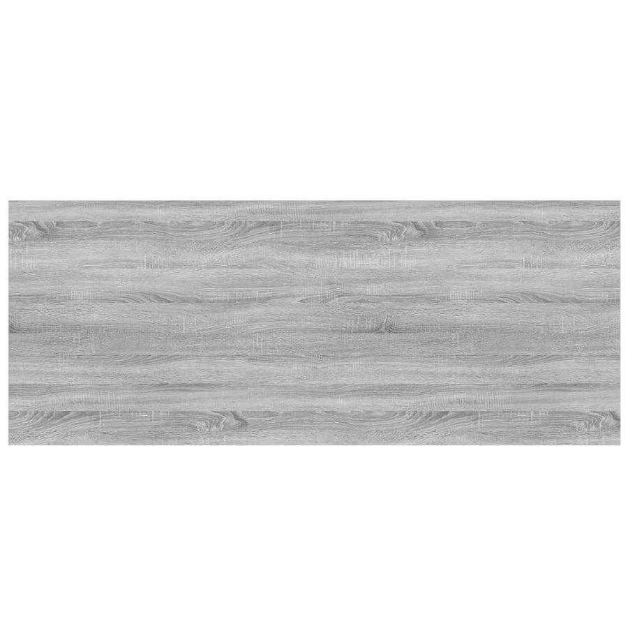 Wandschappen 4 st 100x40x1,5 cm bewerkt hout grijs sonoma eiken