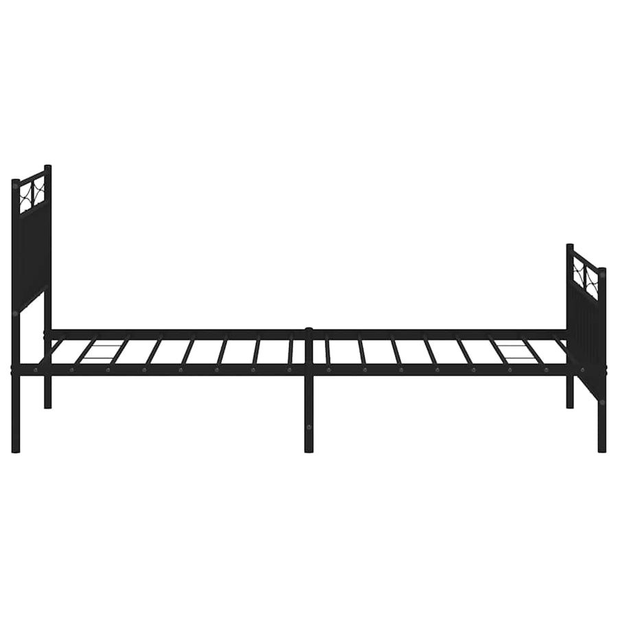 Bedframe Met Hoofd- En Voeteneinde Metaal 100 x 190 cm