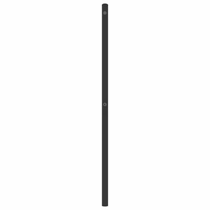 Vervangend hoofdbord 180 cm metaal zwart