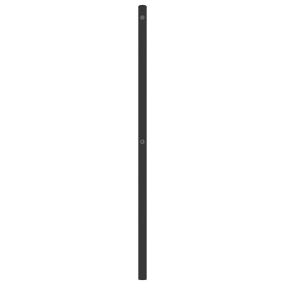 Vervangend hoofdbord 193 cm metaal zwart