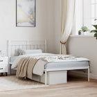 Bedframe metaal wit 107x203 cm