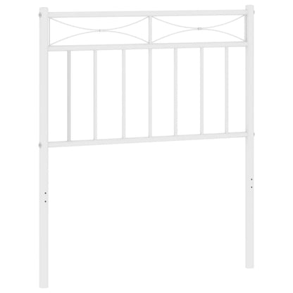 Hoofdbord Metaal 75 cm Wit
